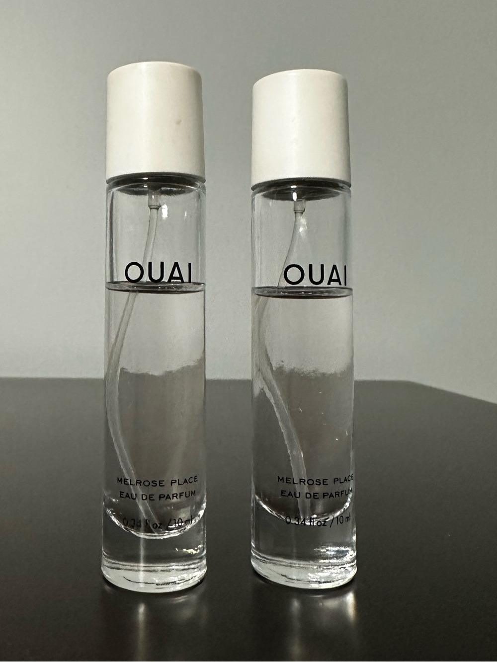 OUAI Melrose Place Eau de Parfum 0.34 Fl Oz Travel Size - Lot of 2 Each 2/3 Full